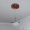 Ekena Millwork Traditional PVC Medallion (Canopies up to 9 1/2"), 16"OD x 3 1/2"ID x 1 3/8"P, Bright Coat Copper CMP16TRBCO - alternate 7